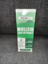 Organic Mullein Leaf Extract 1200mg 4oz Vegan Non-GMO New Sealed