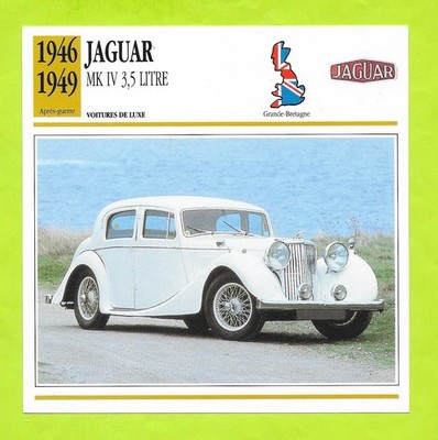 Service Edito Datenblätter - Jaguar - MK IV 3,5 Liter - 02