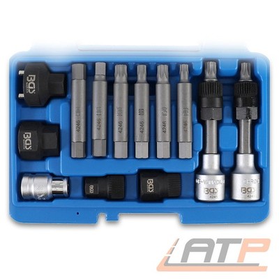 BGS 4246 LICHTMASCHINEN BIT-SATZ 13-TEILIG 12,5 MM 1/2'' WERKZEUG GENERATOR
