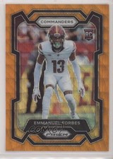 2023 Panini Prizm Rookies Orange Wave Prizm 16/60 Emmanuel Forbes #399 rp9