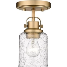 Z-Lite - Kinsley - 1 Light Flush Mount In Transitional Style-9.5 Inches Tall and