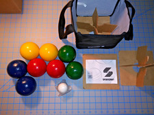 Sportcraft Bocce Ball Set - Unused Set w/ Rules  Court Dimensions  Travel Bag