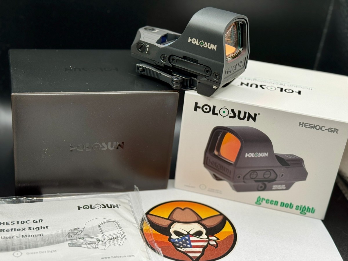 HOLOSUN HE510C-GR Open Reflex Sight - Green Reticle for sale