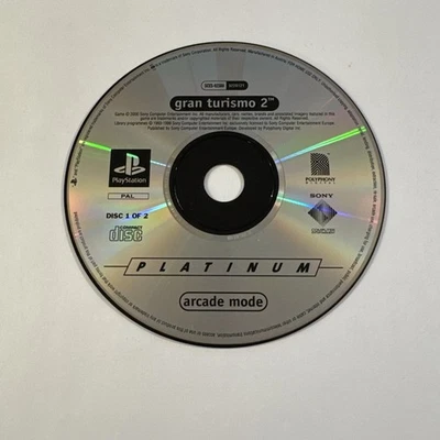 CD SEUL - GRAN TURISMO 2 - (cd1) - PS1 Loose Sony PAL PlayStation 1 - Photo 1/2