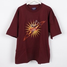 Vintage 90s Jansports Skater Skateboarding T shirt Size XL Made in USA Maroon