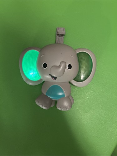 VTG Kids II Inc Green Light Up & Musical Sounds Elephant Toy Music Box Tested