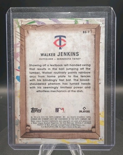 2024 Bowmans Best Walker Jenkins Prospect Lot Minnesota Twins Mini Diamond - Picture 3 of 7