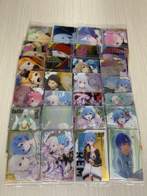 Re:Zero Wafer Card Set Complete Near Mint Unopened Inner Bag Limited Edition