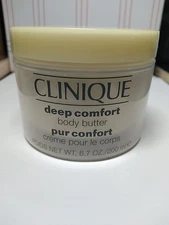 Clinique Deep Comfort Body Butter 6.7 Oz / 200ml Full Size