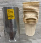 Vintage Dentist Dental Unit Metal Cup Dispenser w/Spit Cups Ritter