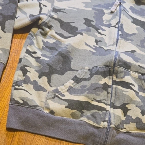 Greendog Kids 7X Sudadera con Capucha Verde Camuflaje Cremallera Completa Bolsillo Cordón Mezcla de Algodón Foto 4 de 4