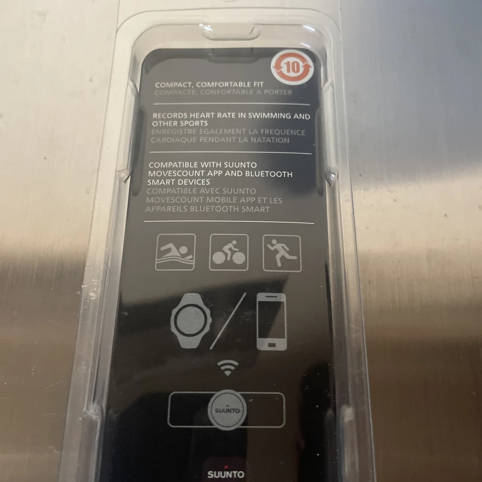SUUNTO Smart Heart Rate Belt Superior Tracking of Heart Rate Comfortable Black - Image 4 of 4
