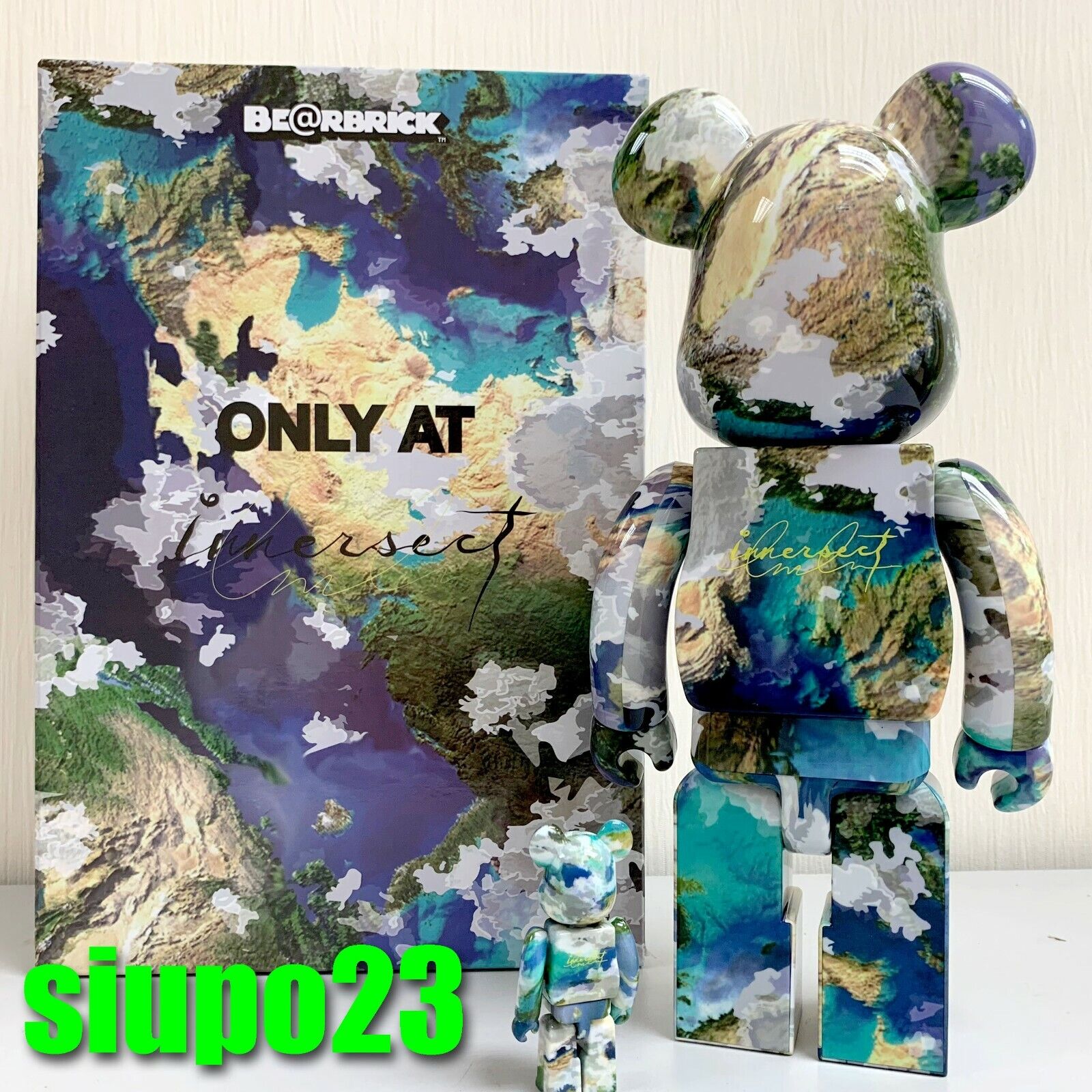 【翌日発送】BE@RBRICK EARTH 100％ & 400％