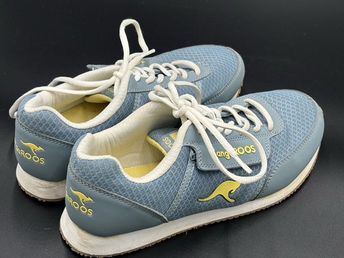 KangaROOS Signature Zippered Pocket Sides Women’s Sneakers Size 8.5 Blue Yellow - Picture 10 of 18