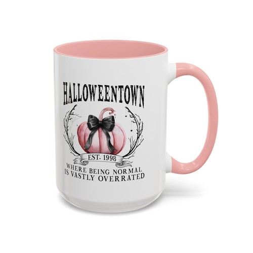 Halloween Town Coffee Mug, Where Being Normal is Vastly Overrated - Picture 10 of 12