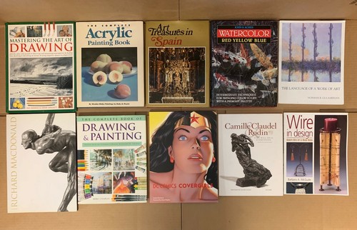 Lot of 10 ART Drawing Stencil Gallery Paint Water Oil Coloring Book MIX UNSORTED - Picture 7 of 16