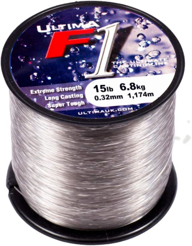 ULTIMA Power Strike Angelschnur - Grau/Braun 0.35mm-15.0lb Für Raubfischangeln