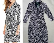 NWT RALPH LAUREN Size 2 Faux Wrap Twisted Waist Printed Jersey Dress