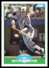 1989 Score #71 Mitch Webster