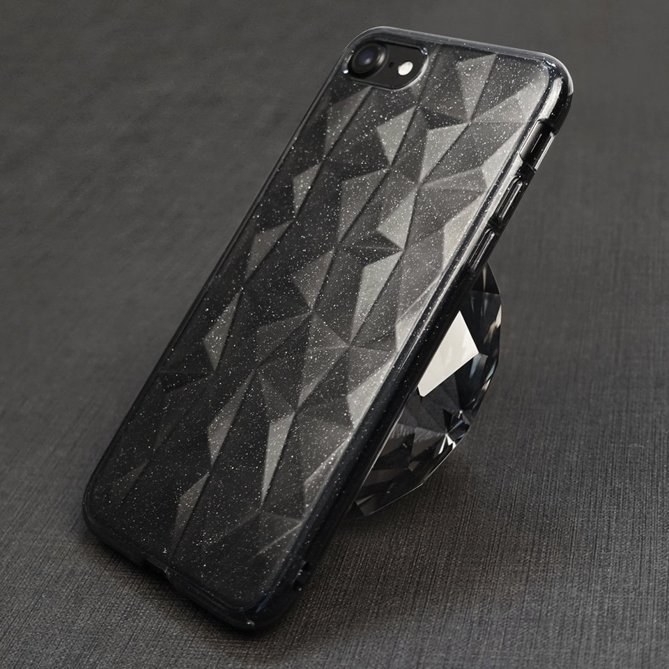 Funda TPU Ringke Diamante 3D Protección Golpes Funda Ringke AIR PRISM Para IPhone 8/7 – Patrón Diamante 3D, Flexible Y Con Protección Contra Golpes Carcasa Transparente Flexible - Foto 10