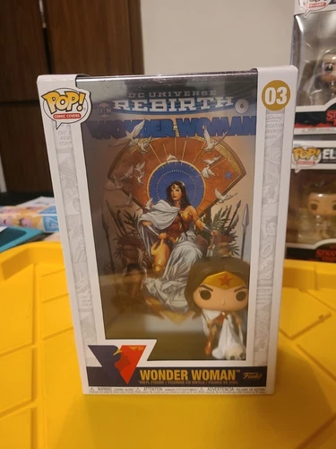 Funko Pop! Vinyl DC Comic Cover 80th Wonder Woman Rebirth #03 
