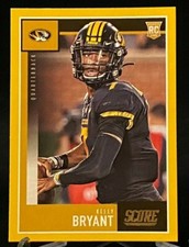 2020 Score Gold Rookie Card #363 Kelly Bryant Missouri Tigers