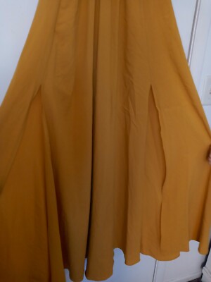 Fashion Nova River Flow Maxi Dress Mustard Size S | eBay Fashion Nova River Flow Maxi Dress Mustard Size S | eBay