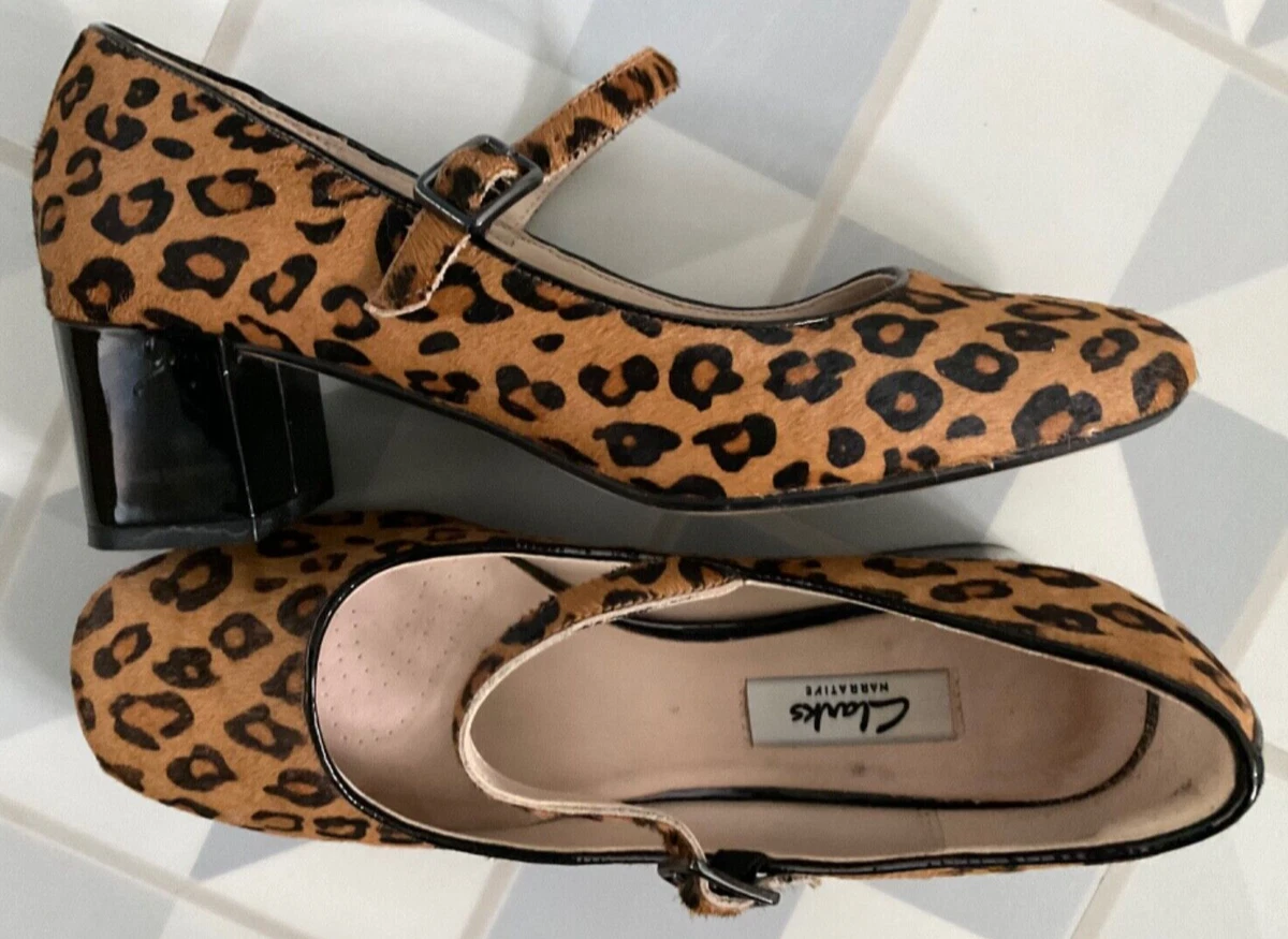 Clarks leopard hotsell