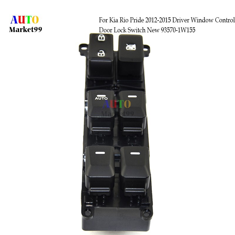 Tidy Heal Master Power Window Switch Driver Side for KIA Rio 2012 2013 2014 93570-1W155