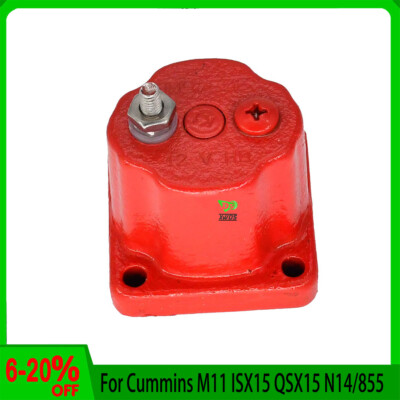 12V Fuel Shut Off Solenoid 3035346 3054609 For Cummins M11 ISX15  