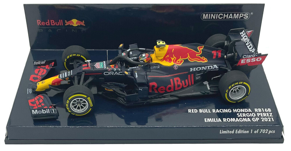 Minichamps Red Bull RB16B #11 Emilia-Romagna GP 2021 - Sergio Perez 1/43 Scale