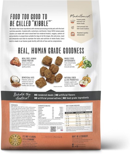 The Honest Kitchen Whole Food Clusters Grain Free Beef Dry Dog Food - Picture 2 of 10