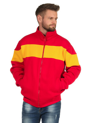 Känguru Taschen Damen Herren Kragen Sweatjacke Sportbekleidung Outwear