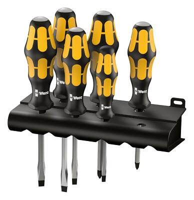 Wera Schraubendreher-Satz 6tlg. Schlitz + PZ - 05018287001