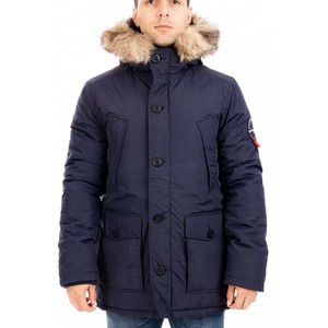 superdry navy parka