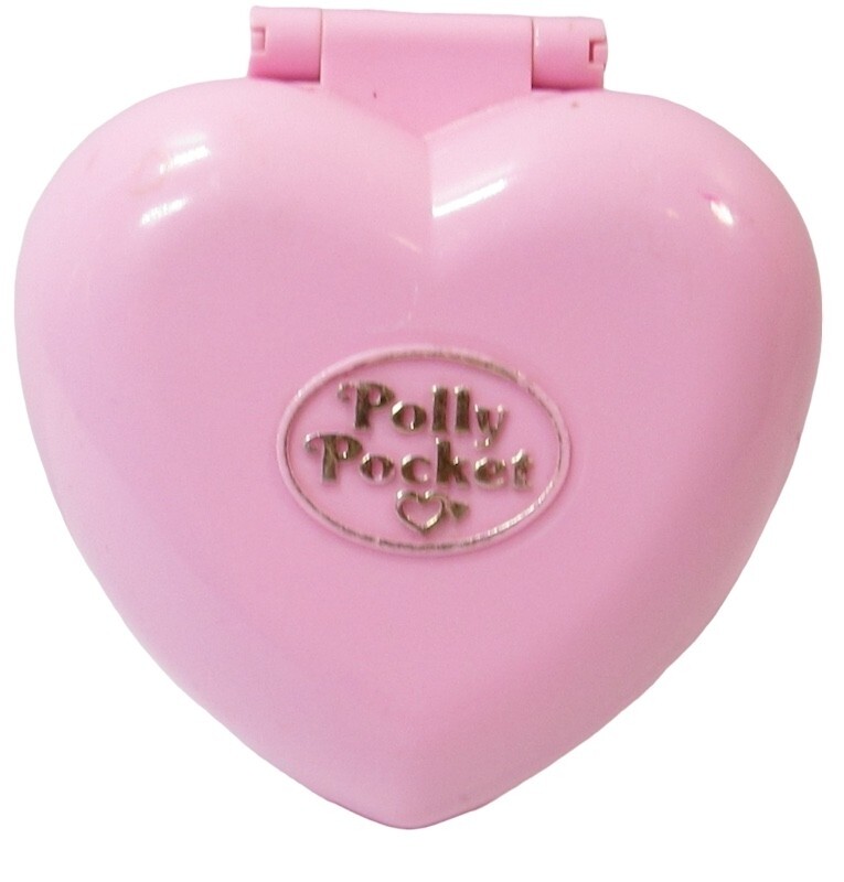 1993 Vintage Polly Pocket Kozy Kitties Compact ONLY No Dolls Bluebird