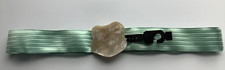 Charmant Belts Elastic VTG Mint Belt Abalone Iridescent Plastic Belt Buckle NEW
