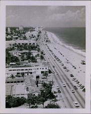 LG771 Original Jack Drury Photo FORT LAUUDERDALE Florida Beach Coastline Ocean