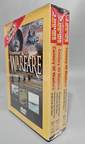 Century of Warfare History of US at War DVD 2001 3 Disc Set 3 Pack New Sealed - Picture 2 of 3