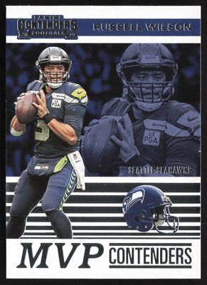 2019 Panini Contenders MVP Contenders Russell Wilson #MVP-RW Seattle Seahawks