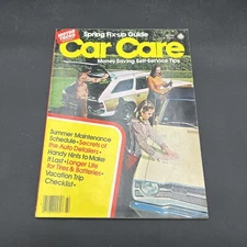 1977 Motor Trend Magazine Car Care Spring Fix-Up Guide Vinyl Tops Interior
