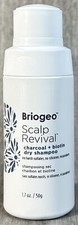 Briogeo Scalp Revival Charcoal  Biotin Dry Shampoo, 1.7 oz / 50 g, NEW