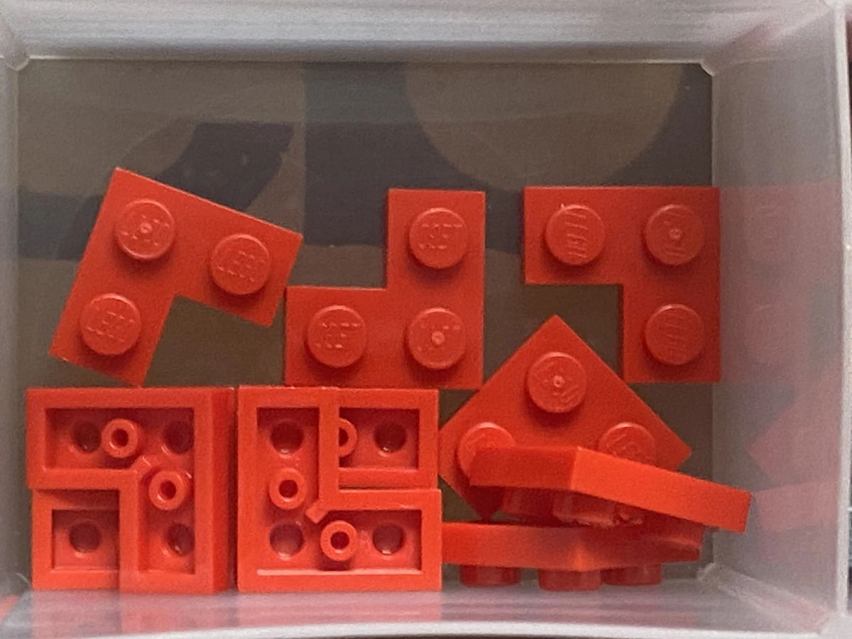 LEGO Parts Red Plate 2 x 2 Corner No 2420 QTY 10 eBay