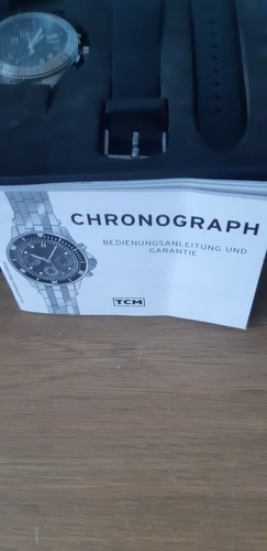 tcm chronograph quartz 208ar watch - Foto 9 di 9