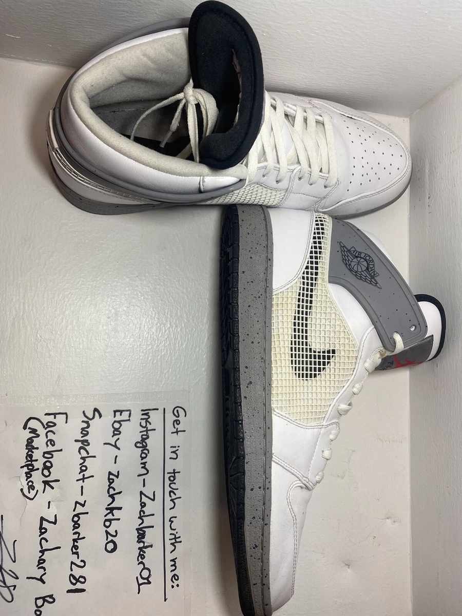 Jordan retro 1 cheap white cement
