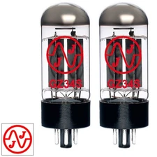 JJ Electronic Matched Pair (2) GZ34 / 5AR4 Rectifier Vacuum Tubes - Brand New