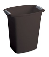 Sterilite 10358006 3 Gallon/11.4 Liter Wastebasket Black With Titanium Insert... on sale Sterilite 10358006 3 Gallon/11.4 Liter Wastebasket Black With Titanium Insert... on sale