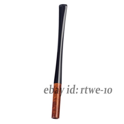Briar Wood Cigarette Holder Wooden Smoking Pipe Extender Long Smooth Surface New