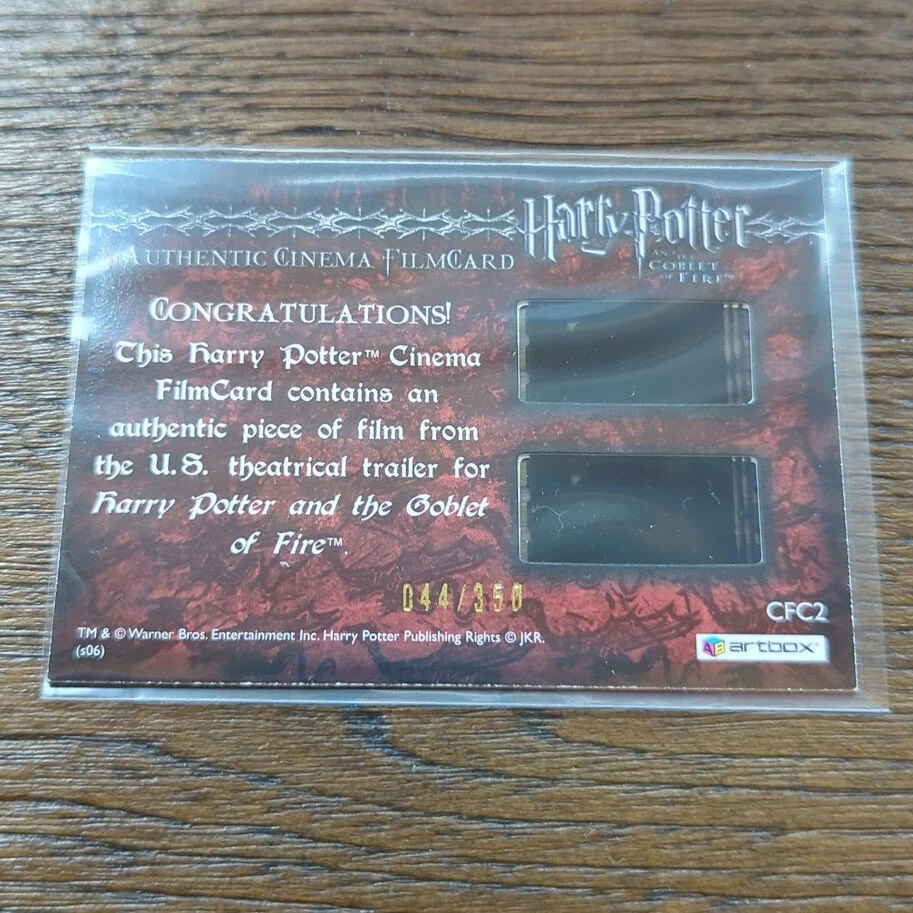 Harry Potter Goblet of Fire Film Cel Card CFC2 44/350 - Hermione - Image 3 of 3