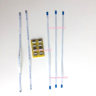 5 X 8Pin To 8Pin ZIF 0.5mm Connector Adapter+ Flat Cable FPC FFC Extend 20CM 